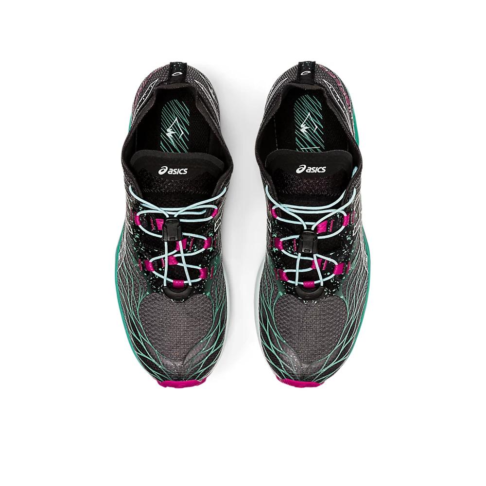 Sports shoes asics black / soothing sea Fujispeed