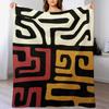 African Mudcloth Throw Blanket Cozy Throw Blanket for Bed Sofa Chair