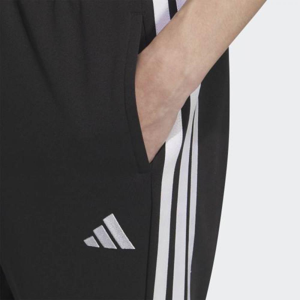 Adidas 3s Regular Fit Double Knit Open Hem Track Pants