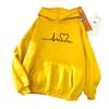 Winter New Women's Hoodie High Street Unisex Style Double Pockets Sweatshirts Outerwear Plus-Size Women's Clothing
