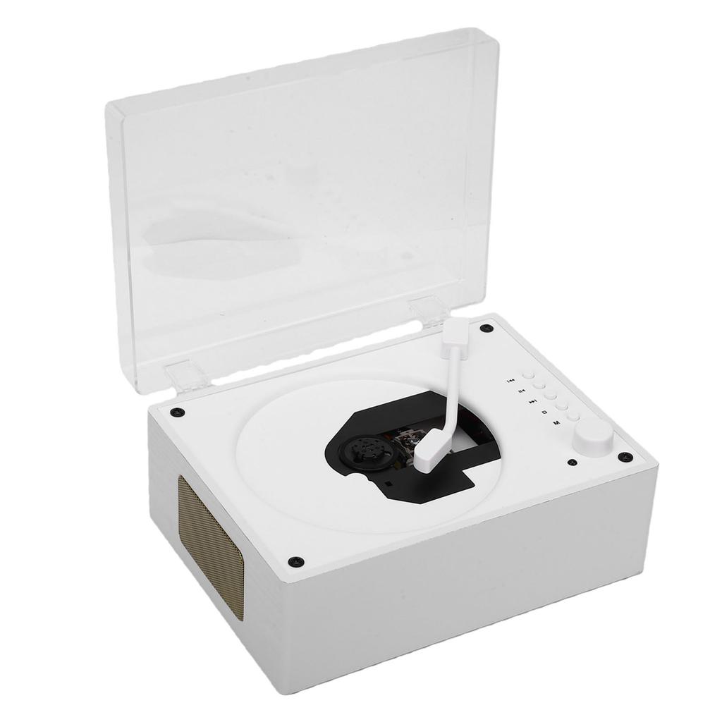 CD-плеер Беспроводной Bluetooth 5.1 Портативный CD-плеер USB AUX Вход Поддерживает CD MP3 WMA с Двойными Динамиками Пульт Дистанционного Управления