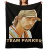 Плед-покрывало Team Parker Gold Rush из трех видов пряжи Персонализированный подарок для дивана Теплые Декоративные пледы для дивана