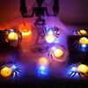2/3/5Pcs Halloween Glowing Light Two-Color LED Design Spider Shape Night