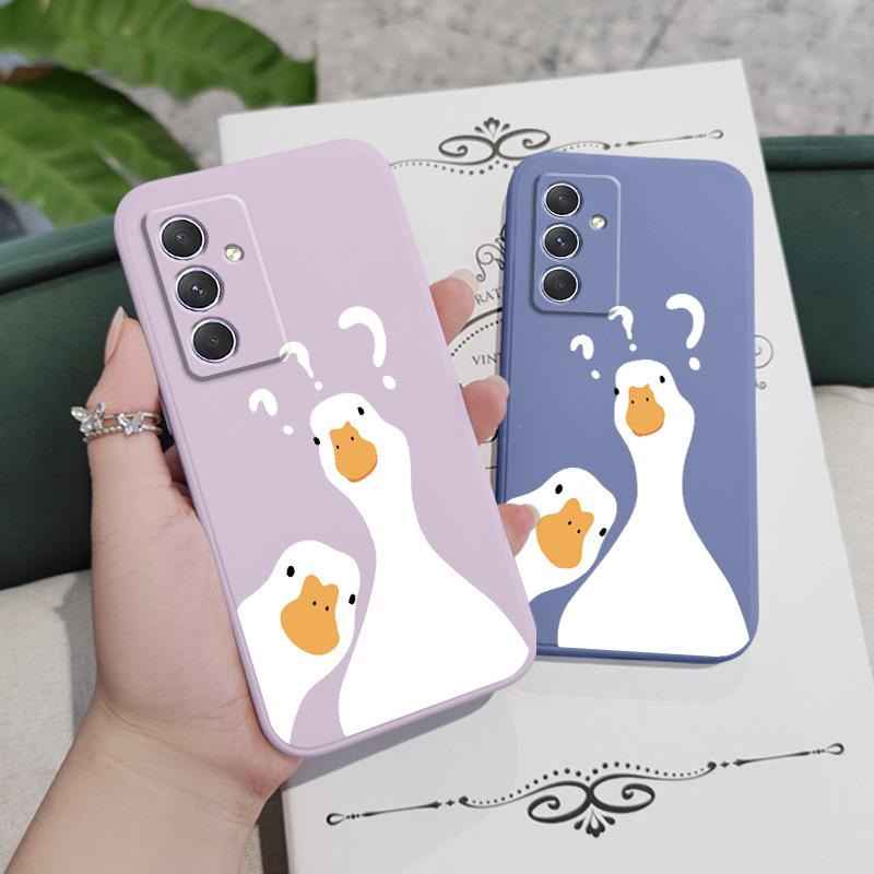 Пораженная Утка Чехол Для Samsung Galaxy A16 A06 A54 A34 A24 A14 A15 A25 A35 A55 A04 A73 A53 A33 A23 A13 A72 A52S A32 A22 A12 4G 5G