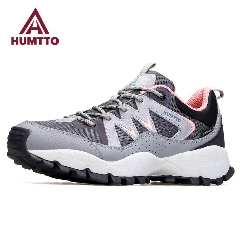 HUMTTO Амортизирующие женские кроссовки Кожаные кроссовки для женщин Износостойкие дышащие модные спортивные повседневные женские туфли Кроссовки для бега