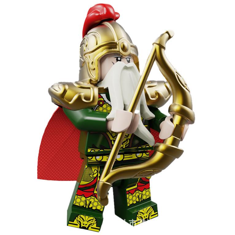 Прямая поставка Three Kingdoms Building Block Assembly Doll Boy Educational Toy