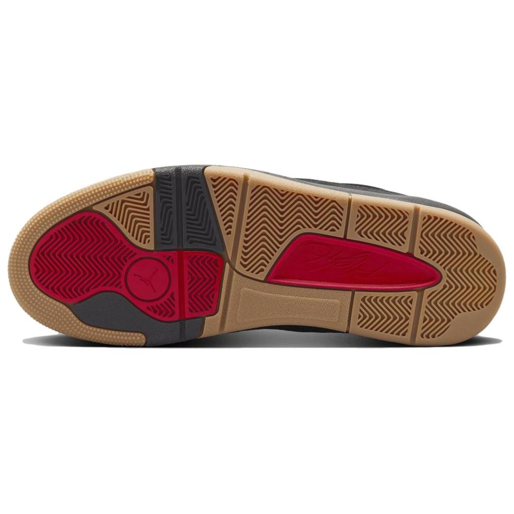 Air Jordan Flight Court Black Red Gum Unisex Sneakers Gum-Medium-Brown Varsity-Red HF3255-001