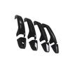 Door Handle Covers Glossy Black For 2014-20 Chevrolet Silverado+GMC Sierra 8pcs