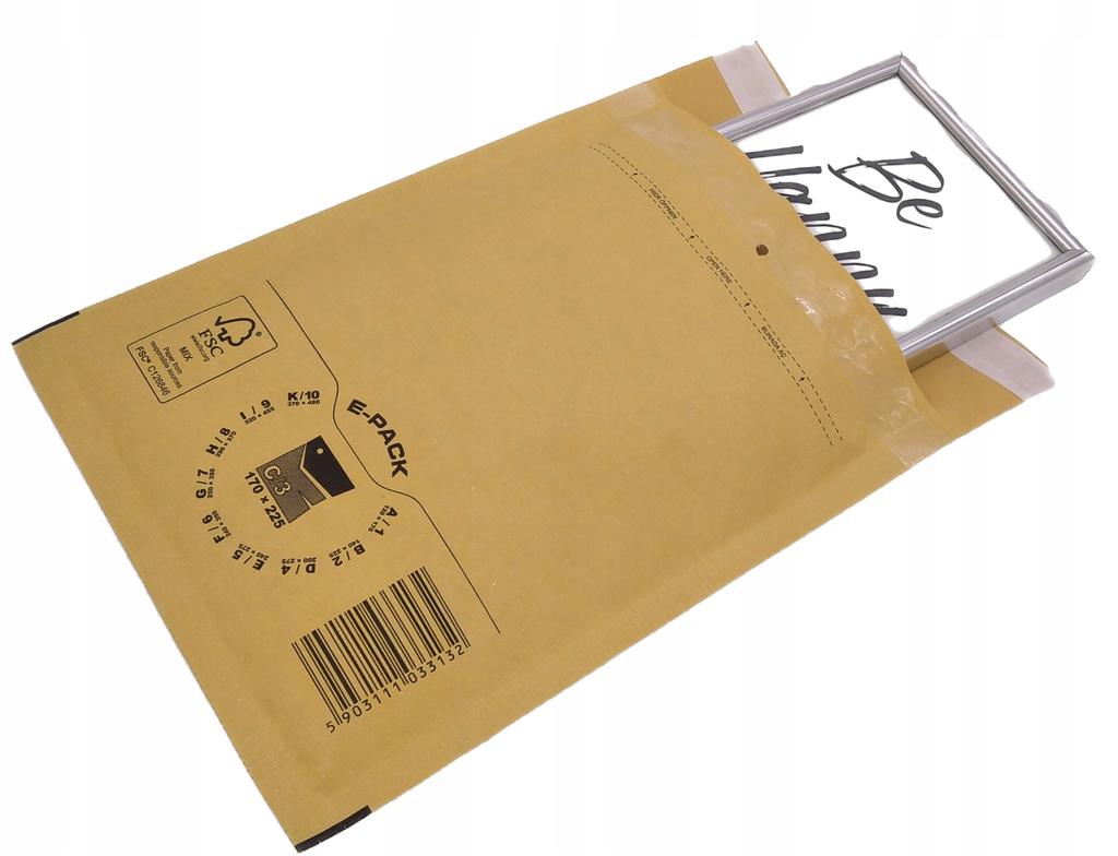 C13 BROWN bubble envelope x20pcs