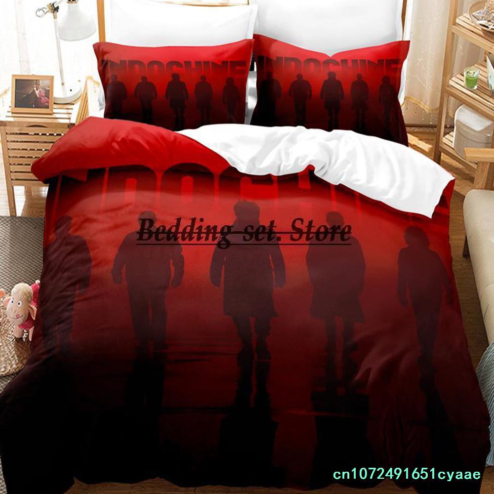 Комплект постельного белья Indochine Rock Single Twin Full Queen King Size, комплект постельного белья Aldult Kid Bedroom Duvetcover Sets 3D Bed Sheet Set