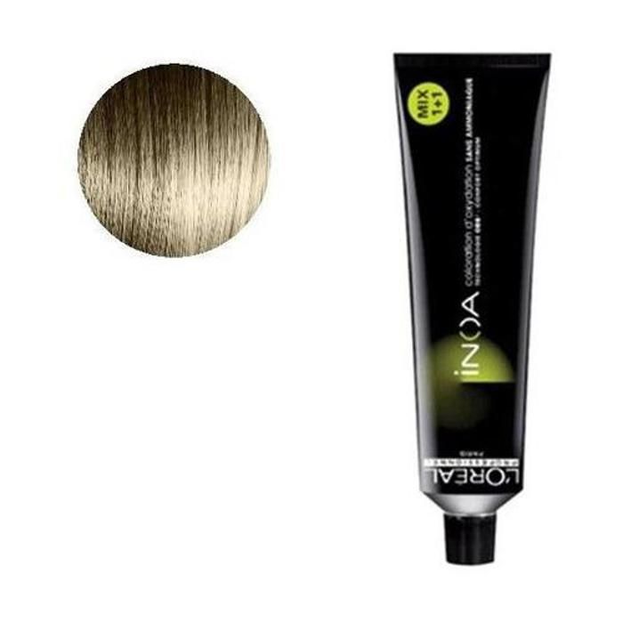 Coloration d'oxydation - L'OREAL - INOA HR 8.22 - Blond Clair Irisé Profond - Sans ammoniaque - Tube 60 g