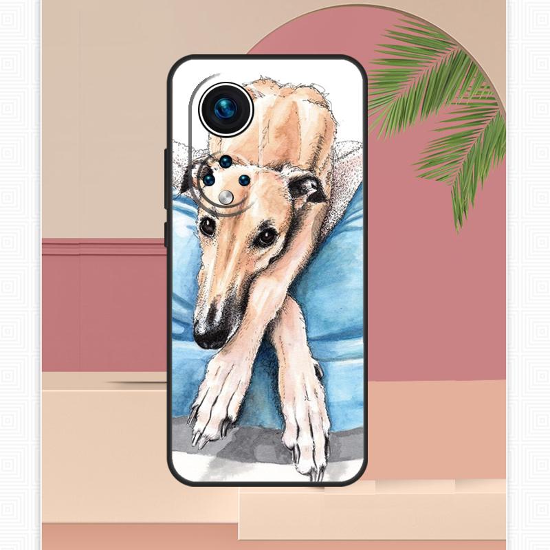 Galgo Greyhound Dog Case For Honor Magic 5 6 7 8 Pro Honor 400 Lite 200 X9c X9b X9a X8b X8a X8c 50 70 90 Cover