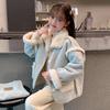 Girls' Fleece-Lined Fluffy Sweater Coat - 2025 Korean Style Lamb Wool Overcoat