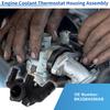 X Autohaux Engine Coolant Thermostat Housing Assembly No.BK2Q8A586AB for FORD for RANGER