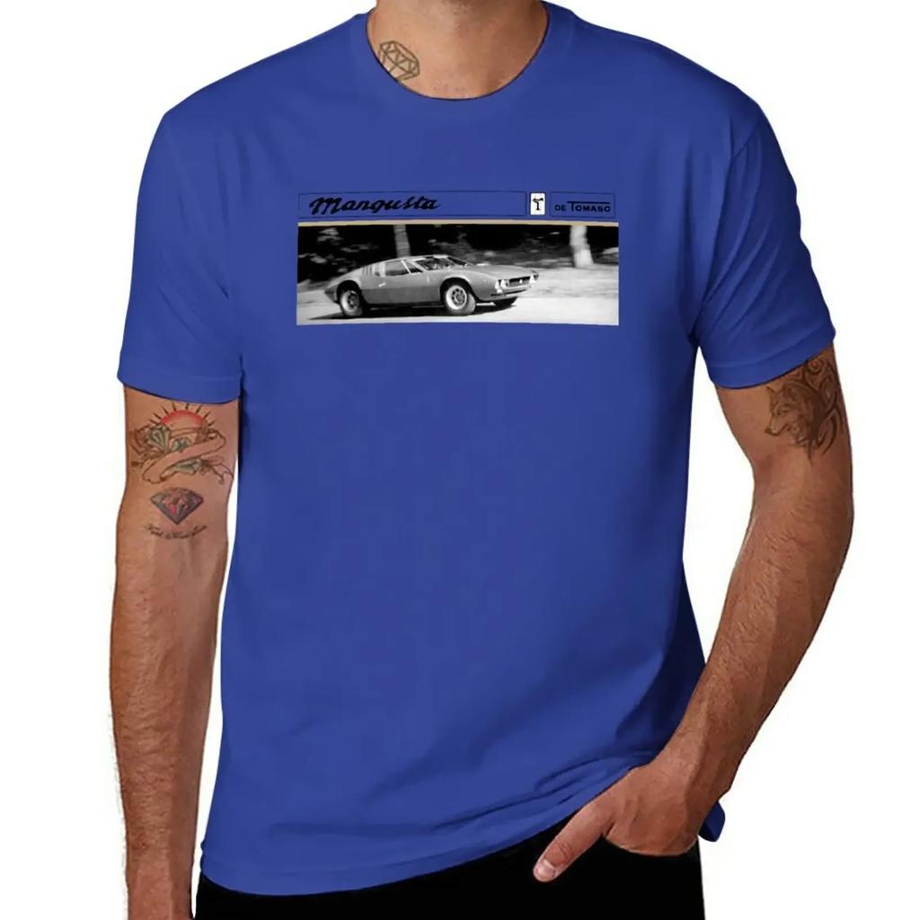 DE TOMASO MANGUSTA T-Shirt quick-drying tops summer clothes designer t shirt men