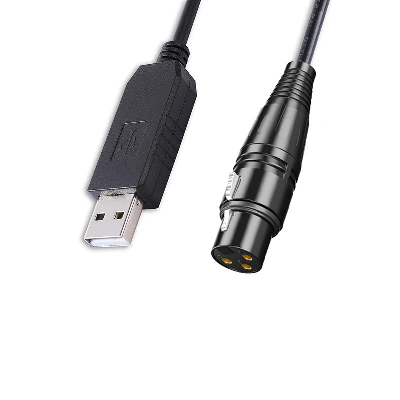 USB-кабель для отладки DMX-консоли RS485 для управления сценическим освещением