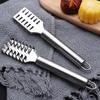 Удалитель рыбьей чешуи из нержавеющей стали 304: Многофункциональная щетка-скребок для легкой чистки рыбы