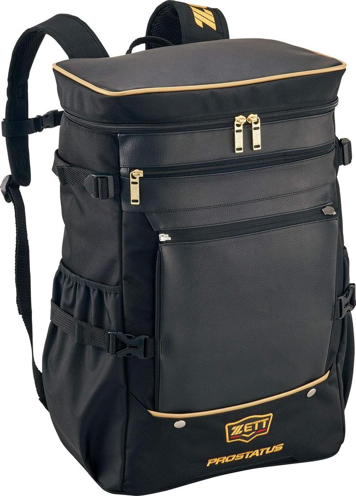 ZET Bag Prostatus Backpack Baseball Rucksack Square Daypack BAP4021 ZETT Black Length 33 X Height 53 X Width 20cm (1900)