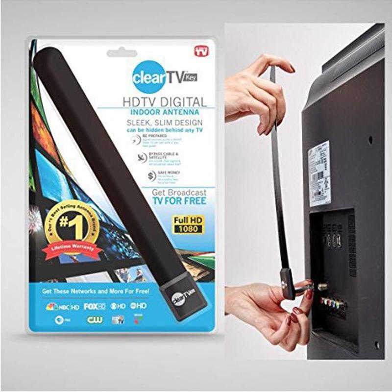 1 шт., цифровая антенна, ТВ-палка, прозрачный смарт-телевизор, переключатель, антенна, HDTV, бесплатное ТВ, цифровое