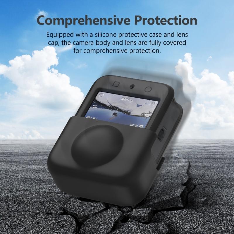 Silicone Protective Case Cover for 360 Action Camera Protector Housing Skin Sleeve Camera Protector Bumper Soft Cover