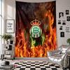 Футбольный настенный гобелен Real Betis Декор для дома Настенное полотно для спальни Гостиной Фон