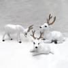 Small Deer Christmas Deer Ornaments Decoration Garden Miniatures Props New Year Xmas Elk Display Window Kids Gift