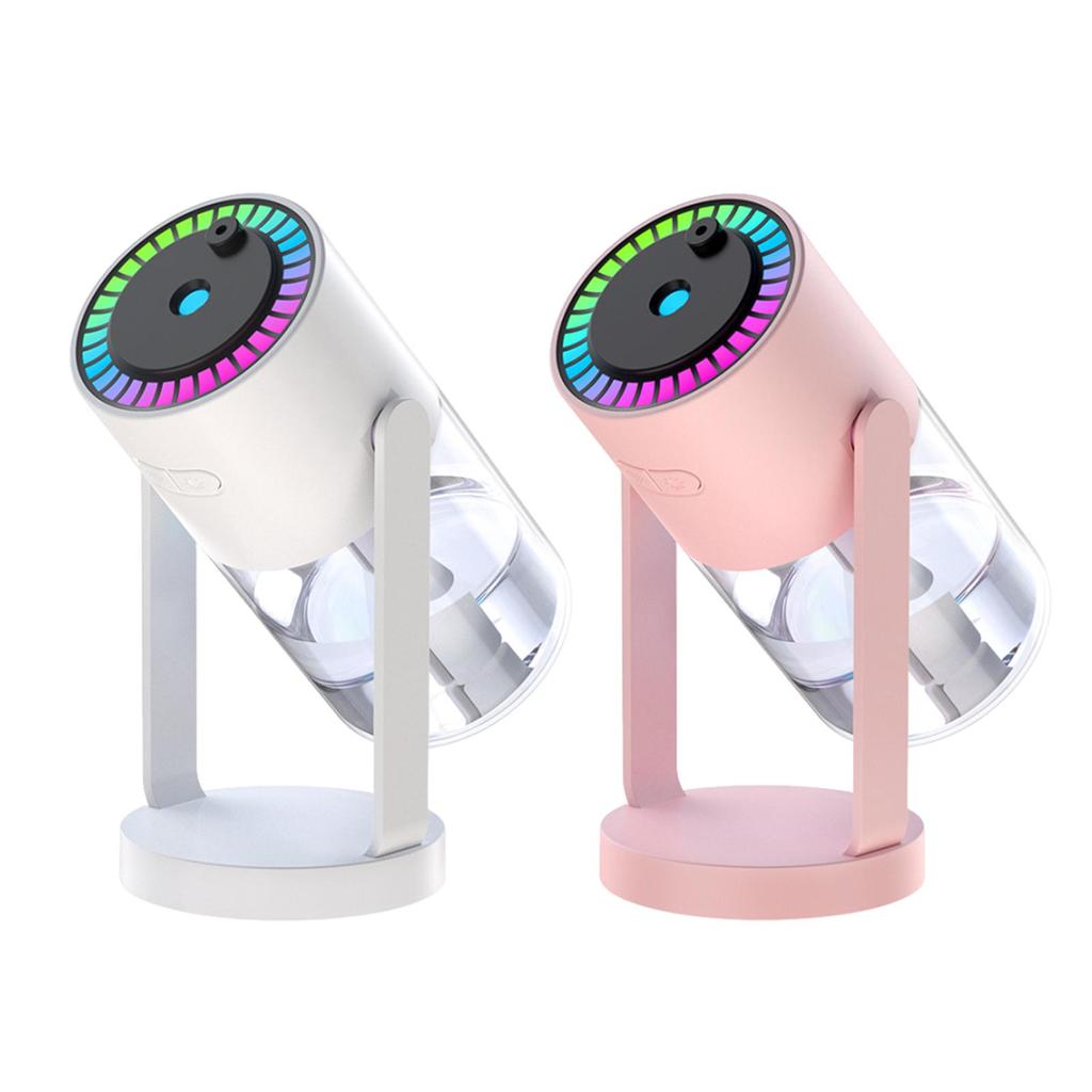 Портативный увлажнитель воздуха 280 мл, небольшой увлажнитель с цветным ночным светом для спальни, домашнего декора, подарка на день рождения