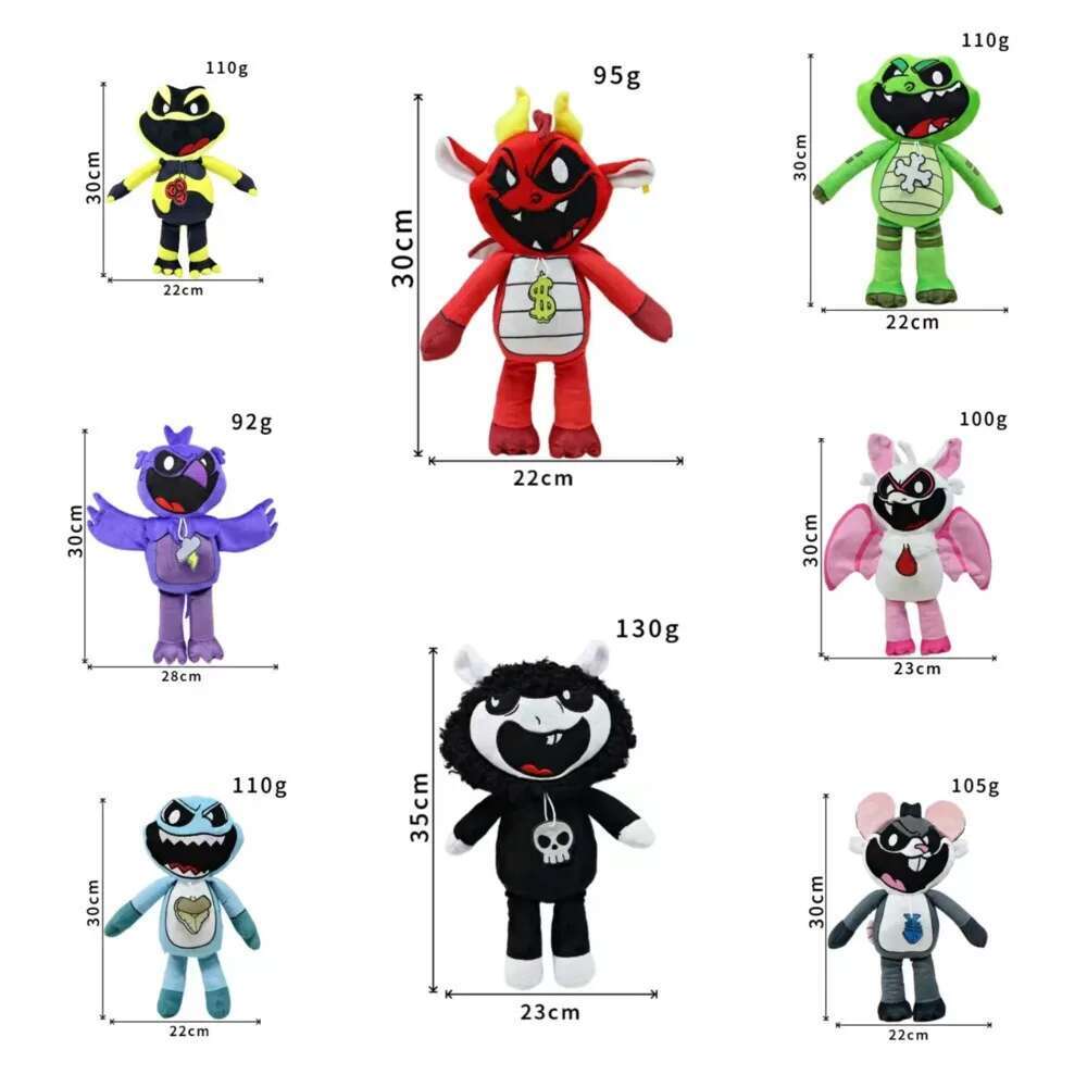 Плюшевая игрушка Кошмарное существо Плюшевые Пианозавры Плюшевые Ярнабис Дуи Игрушка Кошмарное существо Мягкая игрушка Плюшевая кукла Подарок