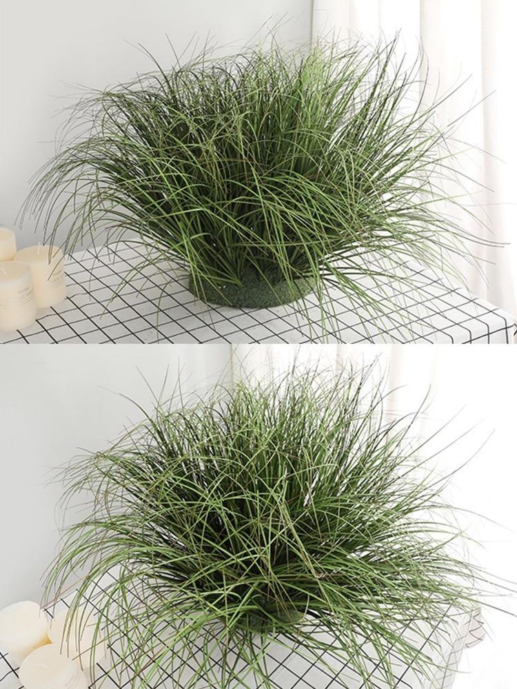 10 шт. имитация одного одуванчика, искусственная зелень, украшение для дома, искусственная трава, имитация растений в помещении, имитация стены, зеленый лук, уличный декор