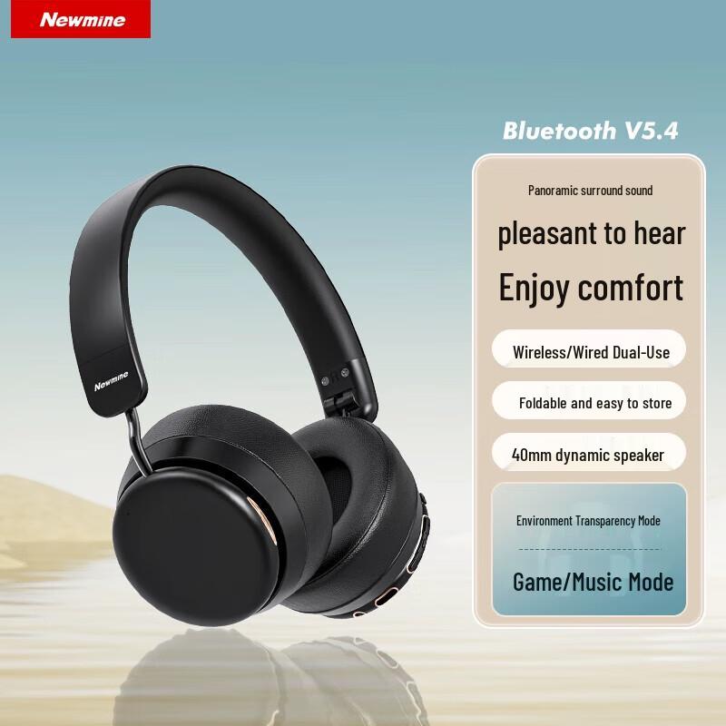 Newmine TB206 Bluetooth Over-Ear Gaming Headset