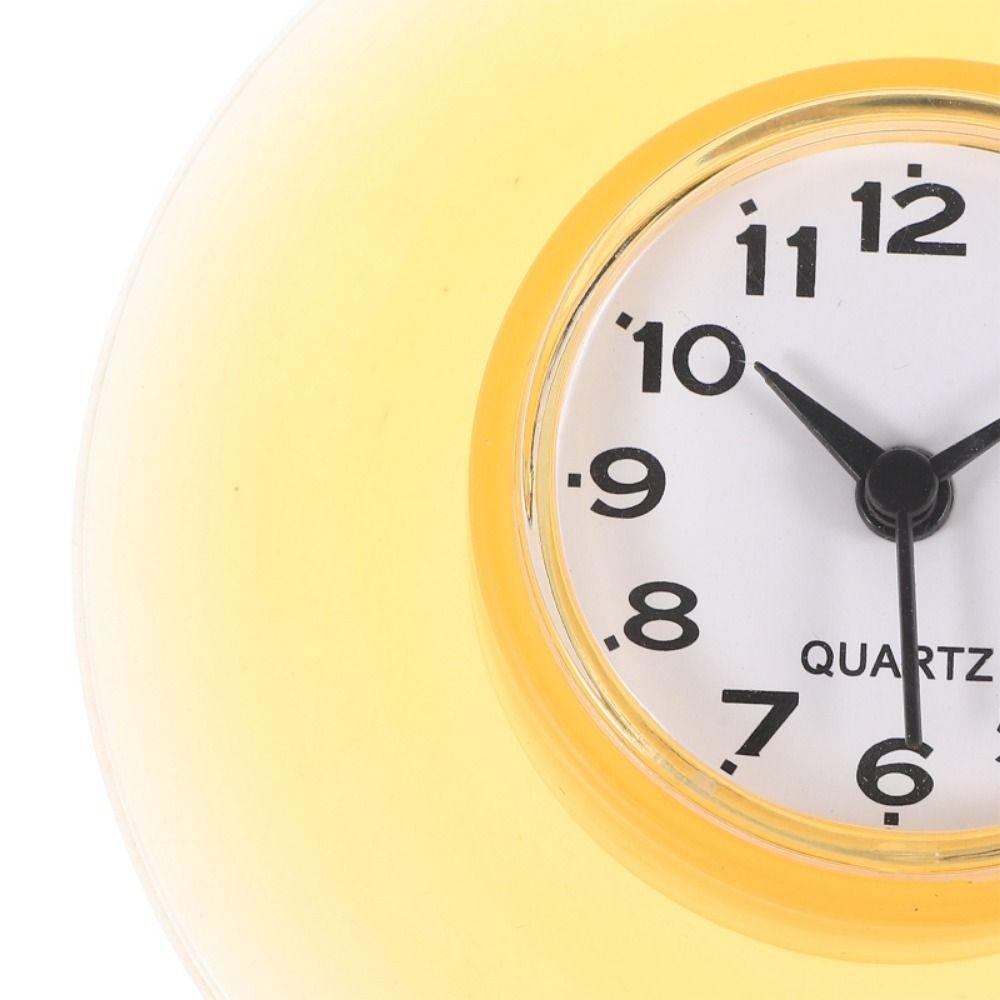 Waterproof Bathroom Suction Cup Clock Anti-Fog Mirror Sucker Clock Shower Wall Clocks Living Room