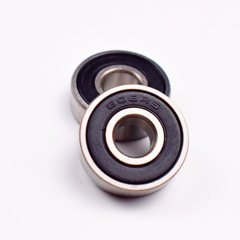 Подшипник 608RS 10 шт. 8*22*7(мм) хромированная сталь, резина, герметичный