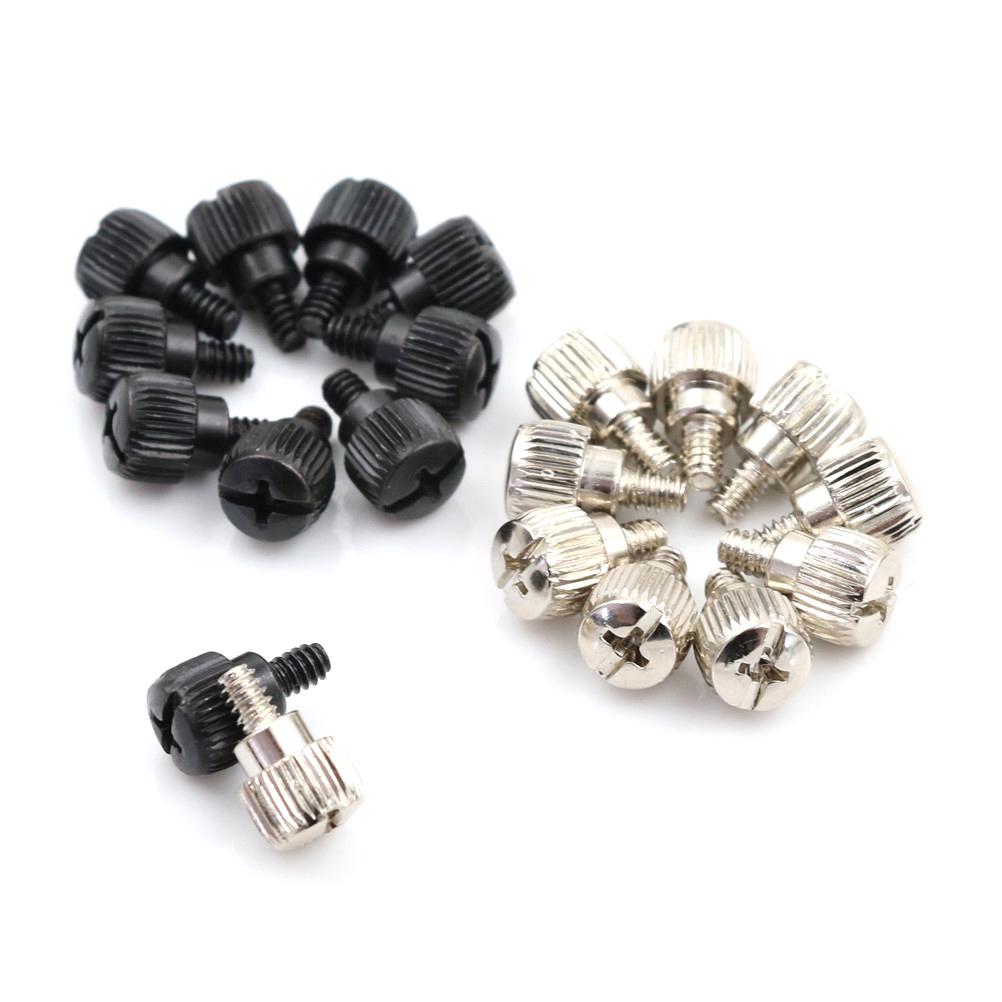 10 шт. 6#32*5 длина зубцов резьбы 5 мм компьютерный корпус ПК регулировочный винт без инструментов