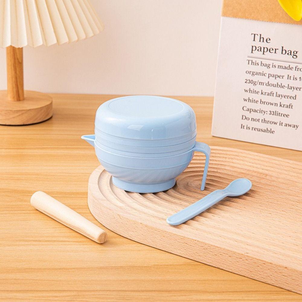7Pcs Citrus Juicer Food Grinding Bowl Set Stackable Vegetables Grater Food Masher Maker Fruit