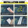 8Pcs Chrome Pillar Post Door Window Trim For 2014- Nissan Rogue EOOK