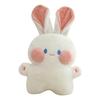 Cute Plush Bunny Toy Vivid Expression Cartoon Decoration Stuffed Animal Bunny Doll for Kids Girls
