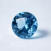 Brazilian Rare Natural Blue Aquamarine Certified 8.2 Ct Round Cut Gemstone