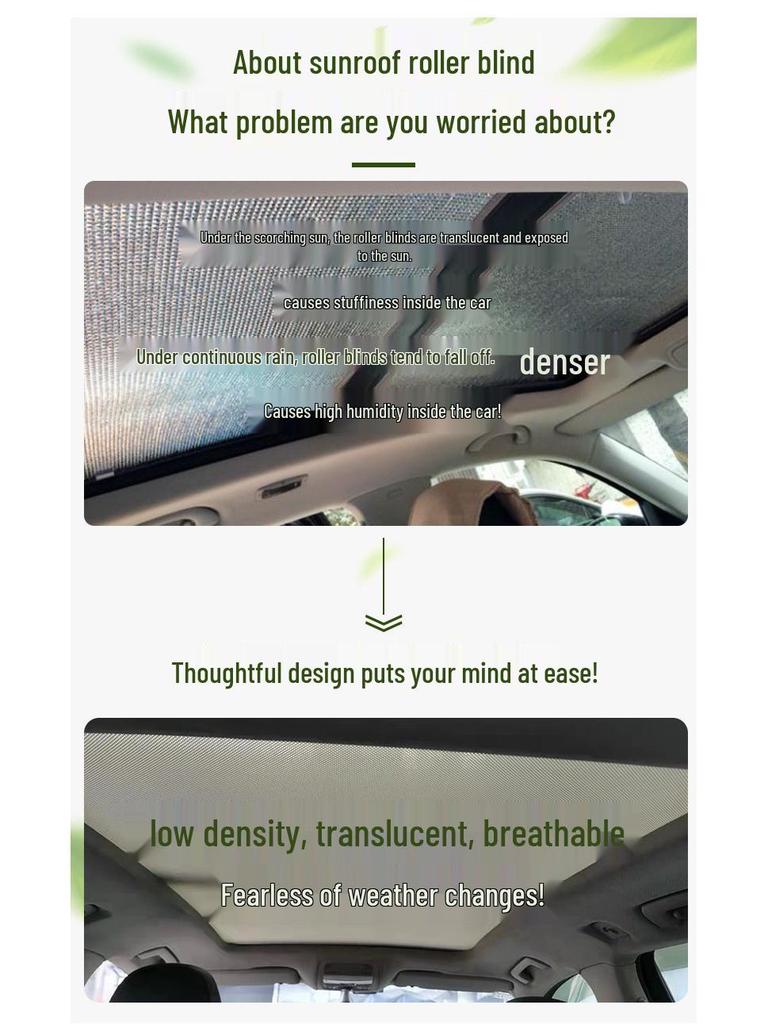 Car Sunroof Roller Blind Panoramic Sunshade for 25962198 22889266 XTS