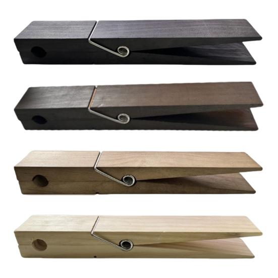 Зажим для банного полотенца Деревянная прищепка Форма Вешалка для полотенца Деревенская Настенная Декоративная вешалка для ванной комнаты Прачечной Полотенца Одежды