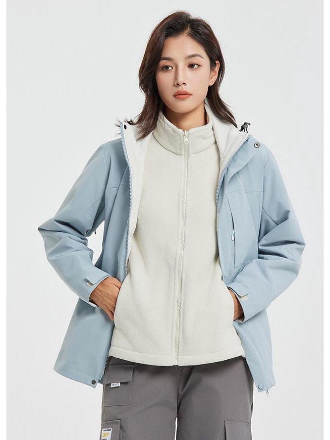 Куртка штормовая Duke с тремя степенями защиты и съемным внутренним слоем – Хлопковая куртка с логотипом на заказ, модная, для активного отдыха, альпинизма и велоспорта