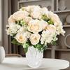 Artificial flower Silk hydrangea rose Festival Outdoor garden Wedding Bride Bouquet vase Holiday party Diy gift stage props