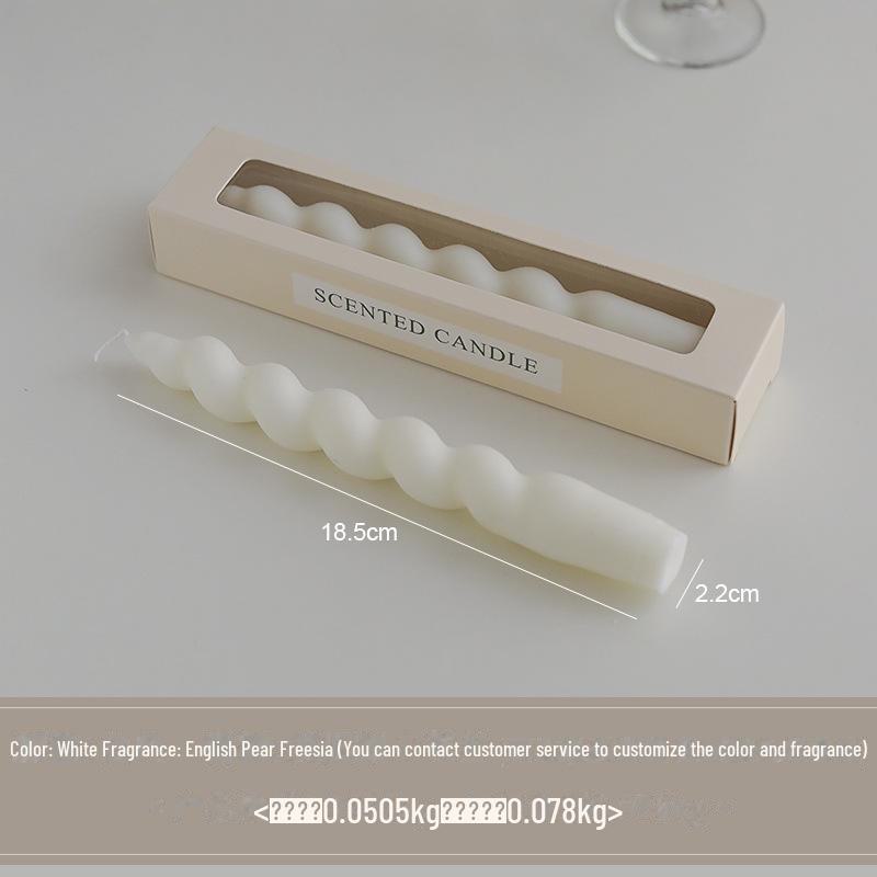 Spiral Rod Aromatherapy Candle - Stylish Home Decor & Birthday Gift