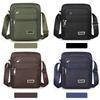 Four Zipper Men's Nylon Cloth Crossbody Bag Shoulder Bag Outdoor Leisure Bag