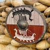 60.96 Cm Viking Round Shield Medieval Warrior Shield Drakkar Wooden Norse Shield Décor Shield Best Gift