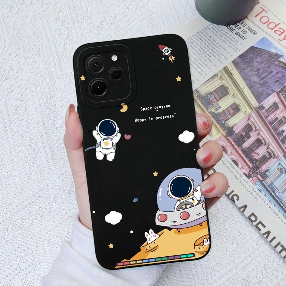 Силиконовый чехол для Honor X8A X7A X5 9X Pro Magic5 Pro X6 X7 X8, модный защитный чехол для камеры, мягкий квадратный чехол, противоударный матовый астронавт для чести, бампер