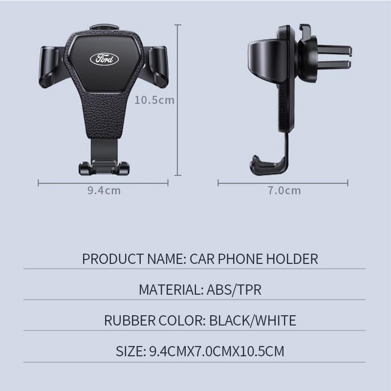 Car Phone Holder Car Air Vent Clip Mount Mobile Cell Phone Stand Car Interior Accessories For Ford Ranger T6 PX