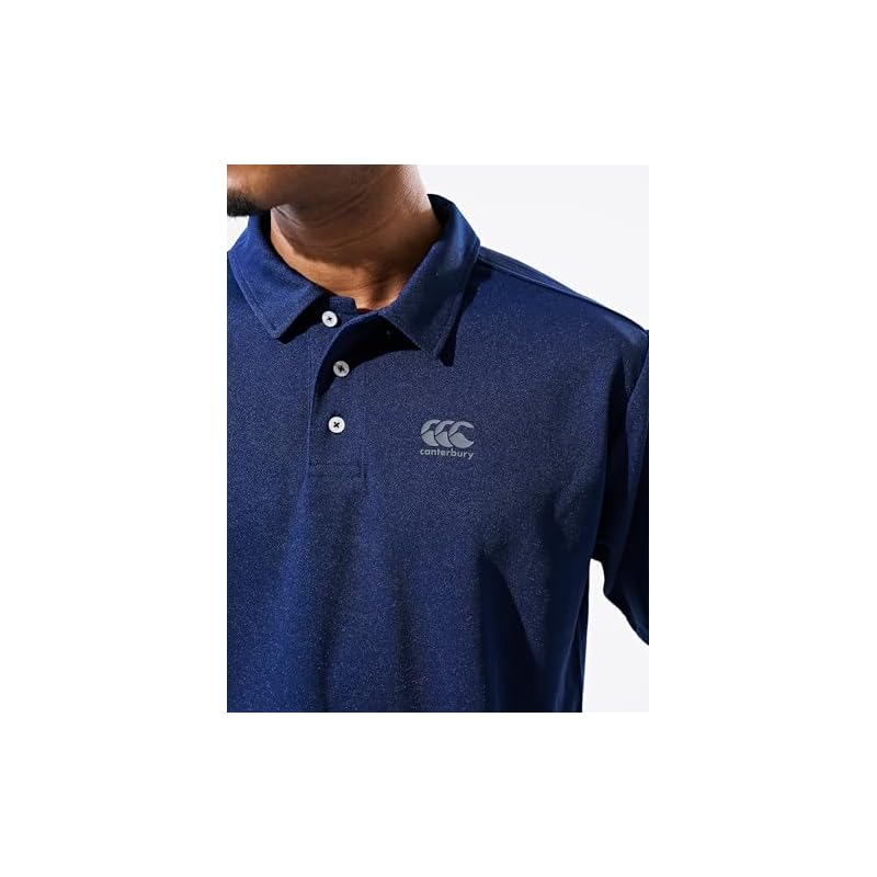 [Canterbury] Регбийная футболка-поло с коротким рукавом LOGO POLO SHIRTS Темно-синий M