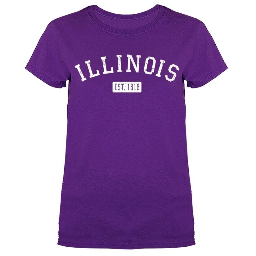 State of Illinois IL Women039s T-shirt