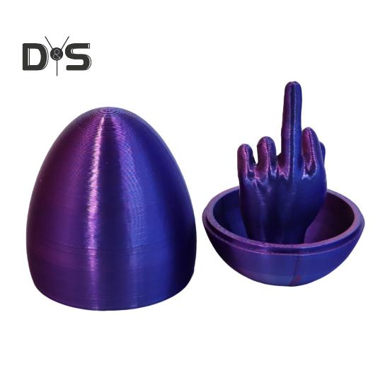 Пасхальное яйцо в форме среднего пальца, 3D-печатные пасхальные сюрпризы, пасхальная корзина, необходимые креативные подарки для розыгрышей для взрослых