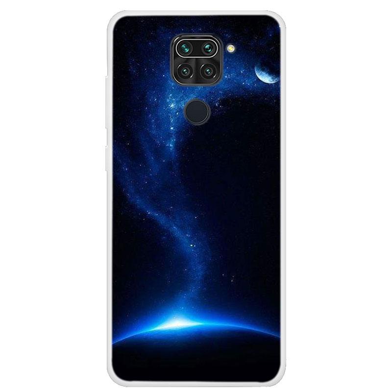 Чехол для Xiaomi Redmi Note 9 Красный Mi Note 9 Бампер Силиконовый ТПУ Мягкий Чехол для Телефона Для Xiaomi Redmi Note9 Чехол Мультяшный funda Оболочка